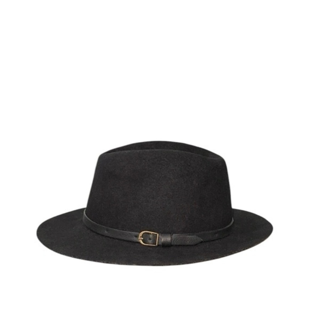 Club‎ Monaco New York Black 100% Wool Felt Rancher Hat S/M